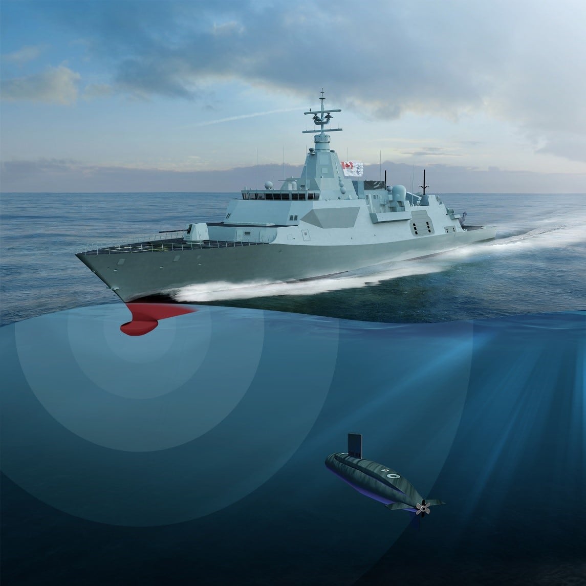 Ultra To Provide Hull-Mounted Sonar For Canadian Surface Combatant