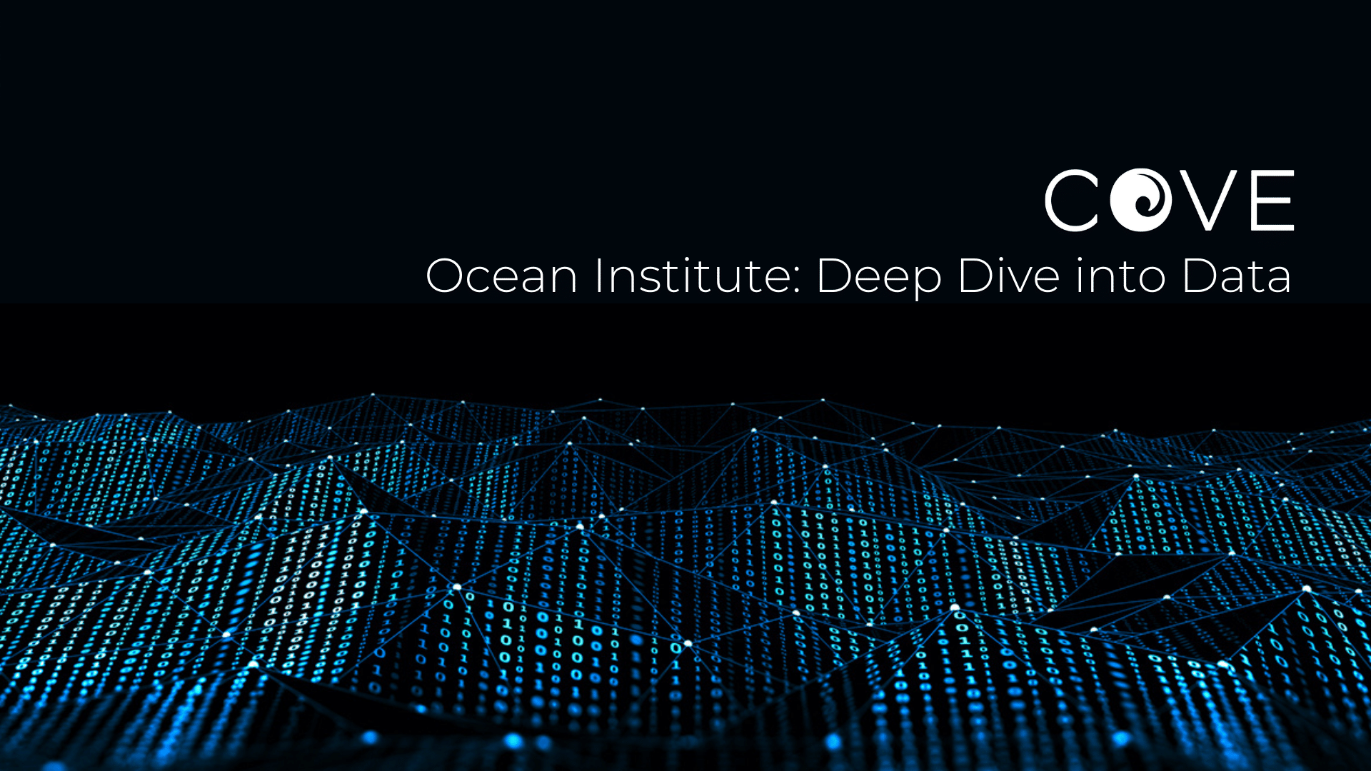 COVE’s Deep Dive into Data connects students with ocean data from coast to coast